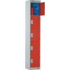 1800x450x450mm 5-DOOR LOCKER GREY/BLUE thumbnail-0