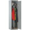 Clean and Dirty Lockers, Single Door, Light Grey, 1880 x 450 x 450mm thumbnail-0