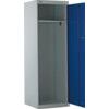 Workwear Locker, Single Door, Grey, 1800 x 450 x 600mm thumbnail-0