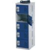 Charging Locker, 5 Compartments, Grey, 930 x 300 x 300mm thumbnail-0