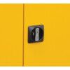 Hazardous Substance Cupboard 900x460x460mm Yellow thumbnail-2