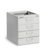 Drawer Cabinet, 4 Drawers, Grey, 455 x 370 x 460mm thumbnail-0