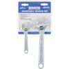 Adjustable Spanner Set, Drop Forged Chrome Vanadium Steel, Set Of 2 thumbnail-2