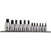 SHORT STAR SOCKET BIT SET 1/4"D,3/8"D, 1/2"D 12PC thumbnail-2