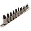 SHORT STAR SOCKET BIT SET 1/4"D,3/8"D, 1/2"D 12PC thumbnail-4