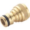 Threaded Tap Connector, Brass, Female,  1/2in. thumbnail-0