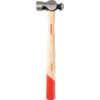 Ball Pein Hammer, 1lb, Hickory Shaft, Polished Face thumbnail-1