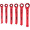 INSULATED RATCHET RING SPANNER SET - 6PCS DOUBLE TRIANGLE 1000 V thumbnail-1