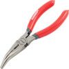 Needle Nose Bent  Pliers, Serrated, Steel, 160mm thumbnail-2