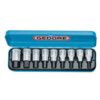 1/2in. Hex Bit Socket Set, Imperial, Set of 9 thumbnail-0