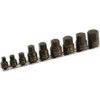 LOW PROFILE IMPACT AF HEX SOCKET BIT SET 1/4"D, 3/8"D 9PC thumbnail-1