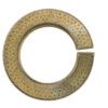 M6 LOCKING EDGE WASHER PROFILED - ZINC & YELLOW DIN 128A thumbnail-0