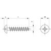 M3x25 CROSS PAN HEAD SCREW A2 thumbnail-1