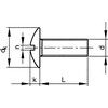 M6x12 SLOTTED MUSHROOM HEAD SCREW NF A2 thumbnail-2