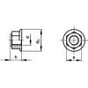 M16 Flange Nut, Bright Zinc Plated, Grade 8 thumbnail-2