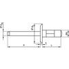 4.8x17x16mm MULTI LRG DOME BLIND RIVET ALU A7 (BX-250) thumbnail-1