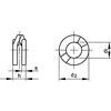 M6 RECT' DOUBLE COIL SPRING WASHER thumbnail-0