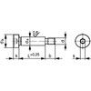 M5x6x10 SKT SHOULDER SCREW F9 A2 thumbnail-0