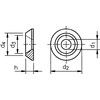 M5 CUP WASHER FOR 90DEG CSK SCREW - ALUMINIUM thumbnail-1