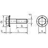 M8x20 HEX HEAD SET SCREW SERRATED FLANGE A2 (GR-70) thumbnail-1