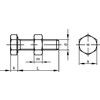 M10x50 STRUCTURAL ASSEMBLY SET SCREW H/D GALV' (GR-8.8) thumbnail-2