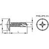 4.2x13mm SELF-DRILL CROSS SCREW Z&B thumbnail-0