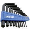 Hex Key, L-Handle, Hex, Imperial, 1/16-3/8", 10-piece thumbnail-1