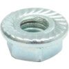 M5 Tooth Flange Hex Nut, Bright Zinc Plated, Grade 8 thumbnail-3