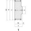 26-L-075F Imperial Pilot Bore Timing Pulley, 26 Teeth, 3/8" Pitch, For A 3/4" Wide Belt thumbnail-1