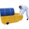 Drum Trolley, 230L Capacity, Polyethylene, 640mm Overall Depth, 740mm Overall Width, 1600mm Overall Height thumbnail-0