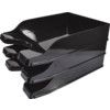 EXECUTIVE STACKING LETTER TRAY BLACK thumbnail-1