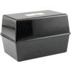 Q CONNECT 5"x3" BLACK CARD INDEX BOX thumbnail-1