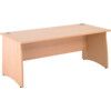 ATMOSPHERE 1800mm PANEL END STANDARD DESK BEECH thumbnail-0