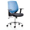 Dura Task Operator Chair With Arms Blue thumbnail-0