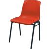 POLYPROPYLENE H/D STACKING CHAIR RED thumbnail-0