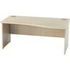 SATELLITE 1600mm RH WAVE PANEL END DESK MAPLE thumbnail-0