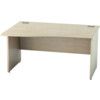 SATELLITE 1400mm LH WAVE PANEL END DESK MAPLE thumbnail-0