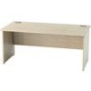 SATELLITE 1600mm PANEL END STANDARD DESK MAPLE thumbnail-0