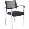 Jupiter Mesh Chair Black/Chrome thumbnail-0