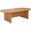 Oval Meeting Table, Beech, 1800mm Wide thumbnail-0