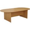 Oval Meeting Table, Oak, 1800mm Wide thumbnail-0