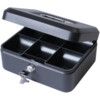 Cash Box, Keyed Lock, Black, Steel, 200 x 170 x 92mm thumbnail-0