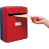 Suggestion Box, Red, Steel, 310 x 235 x 130mm, Weatherproof thumbnail-0