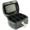 Cash Box, Keyed Lock, Black, Metal, 150 x 120 x 80mm thumbnail-0