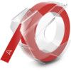 DYMO 9mm WHITE ON RED EMBOSSING TAPE S0898150 thumbnail-1