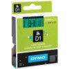 DYMO D1 TAPE 9mm BLACK ON GREEN 40919 thumbnail-0