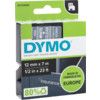 DYMO D1 TAPE 12mm WHITE ON CLEAR 45020 thumbnail-0