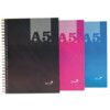 THBA5AC TWIN WIRE HARDBACK NOTEBOOK A5 ASST RULED (MAC) (PK-12) thumbnail-0