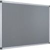 GREY FELT BOARD MAYA ALUMINIUM FRAME 1200x900mm thumbnail-0