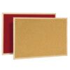 FB0310010 MEMO CORK BOARD 600x400mm RED thumbnail-0